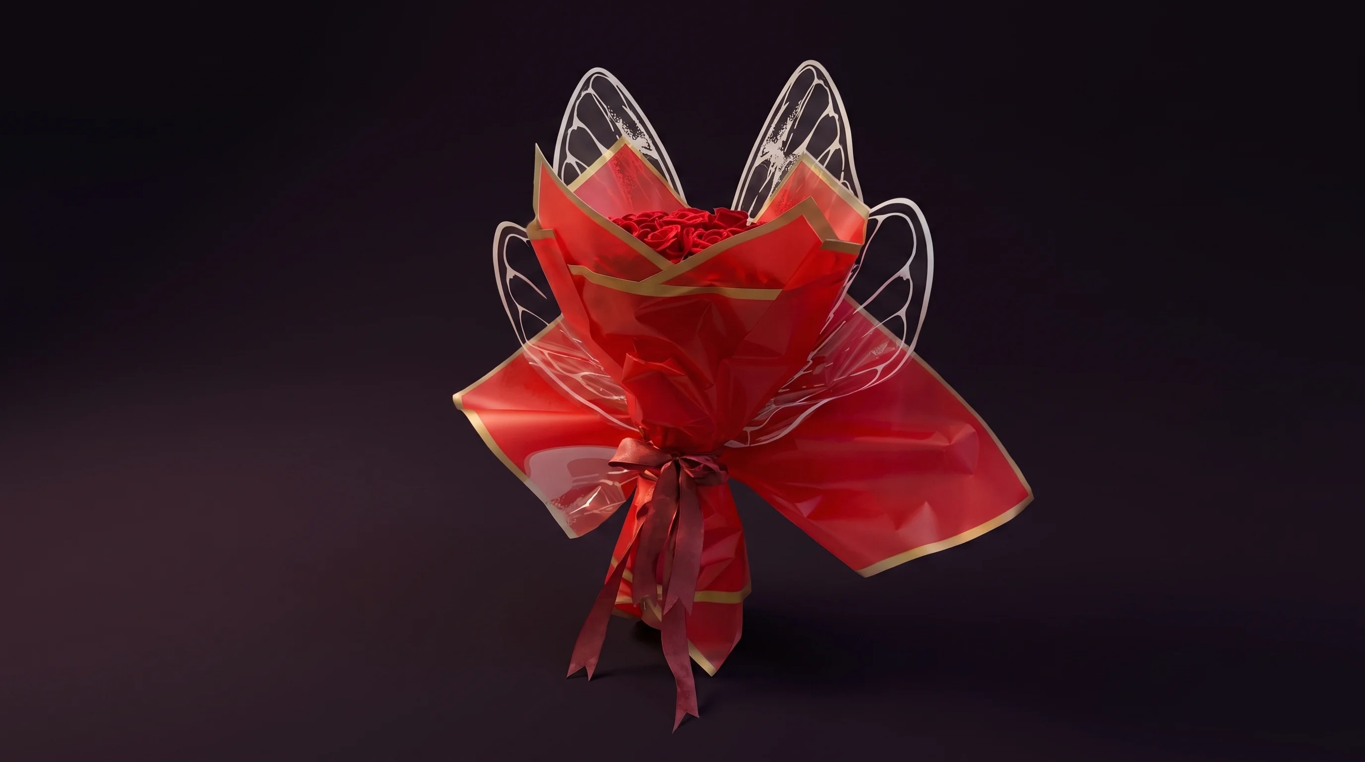 Red Butterfly Bouquet