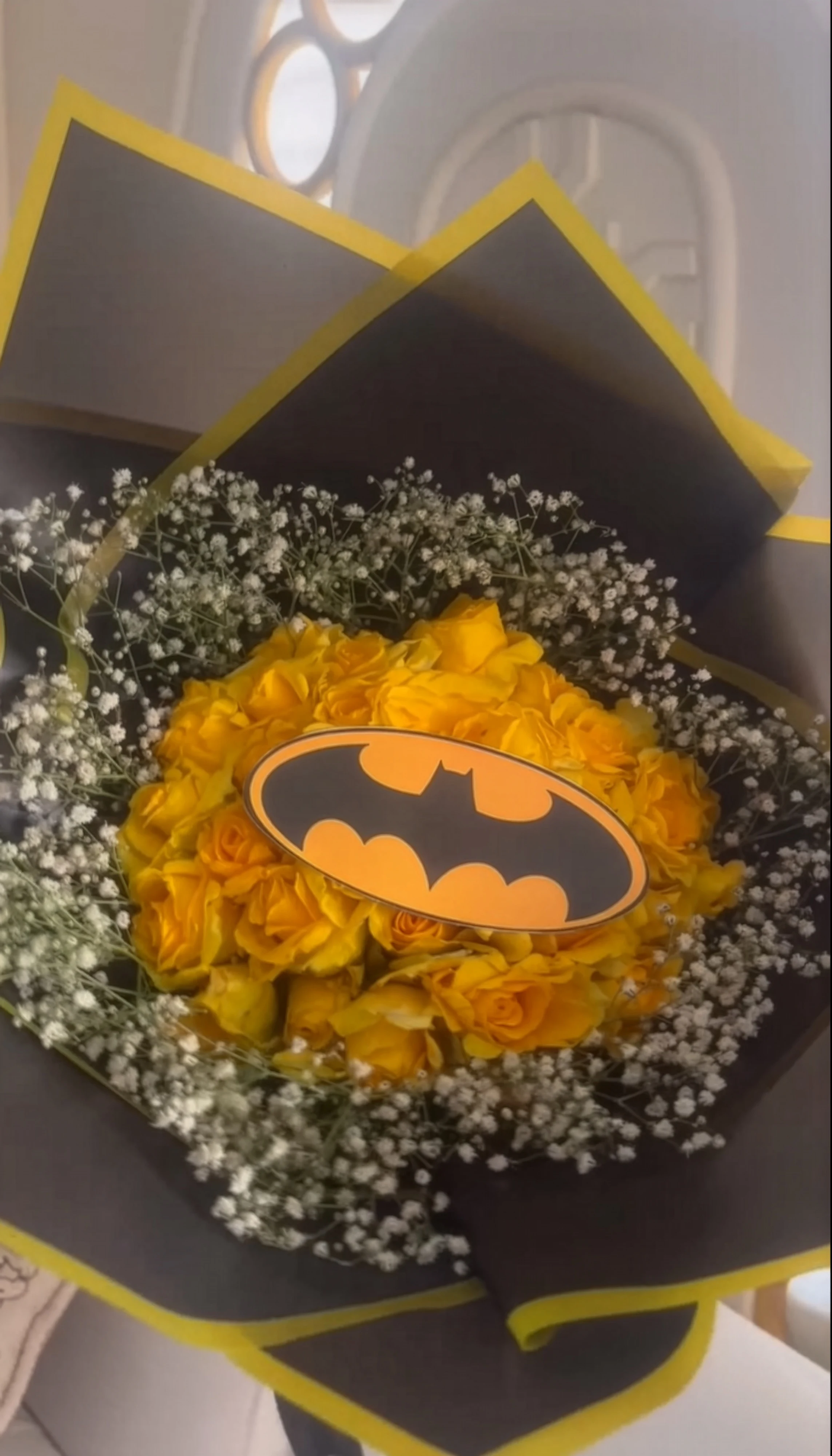 Batman Bouquet Detail